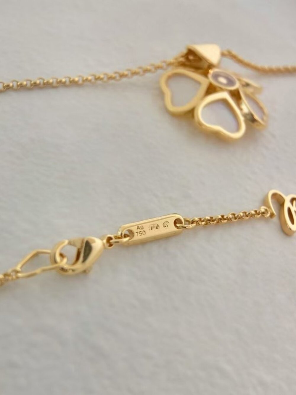 Chopard Happy Hearts Flower Necklace - Picture 6 of 8